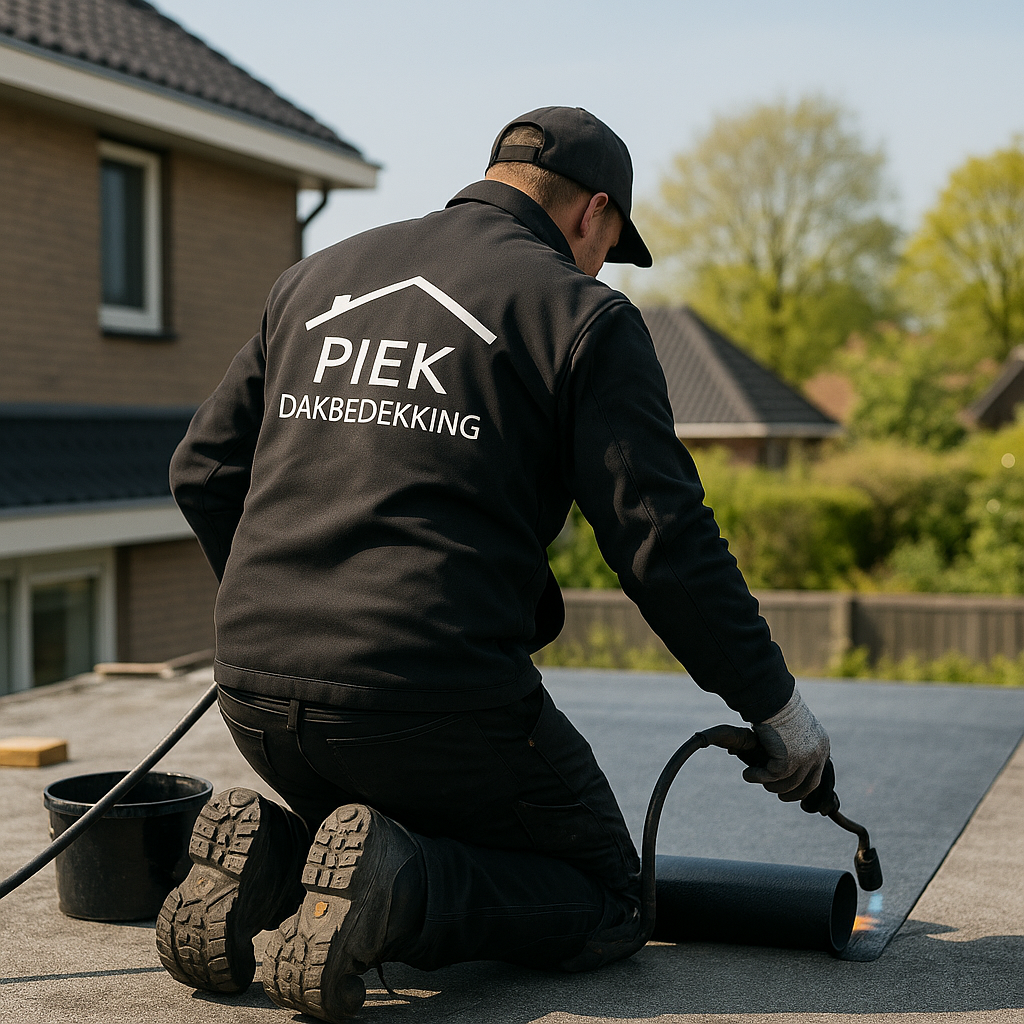 Piek Dakbedekking op het dak in de Achterhoek