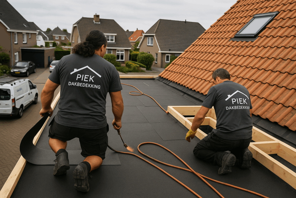 Nette afwerking van dak in Haaksbergen