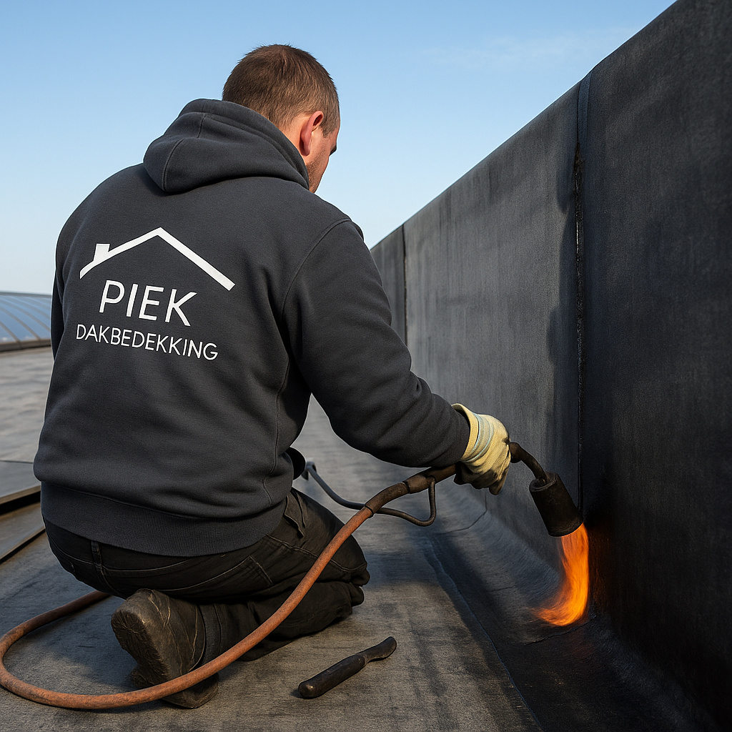 Oud dak verwijderd in Lichtenvoorde